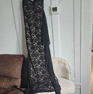 Elegant Black Lace Gown